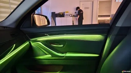 F10 엠비언트 BMW 5시리즈 실내 튜닝 고급 조명 시공 / 용인,동탄,수원