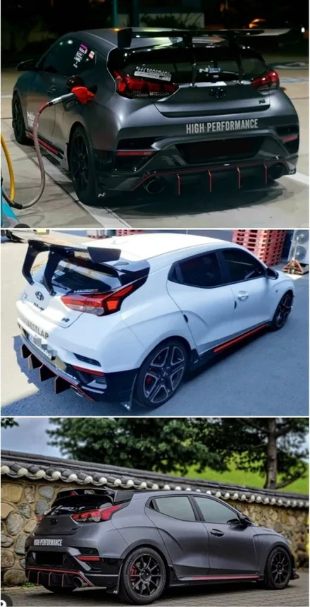 벨로스터N 파츠 10대 한정 이벤트~ 리어디퓨져 연장킷/벨로스터전용 사이드스커트 벨로스터 전용 프론트립 3종세트 가즈아 / 남양주, 노원, 하남, 송파