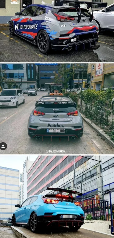 벨로스터N 파츠 10대 한정 이벤트~ 리어디퓨져 연장킷/벨로스터전용 사이드스커트 벨로스터 전용 프론트립 3종세트 가즈아 / 남양주, 노원, 하남, 송파