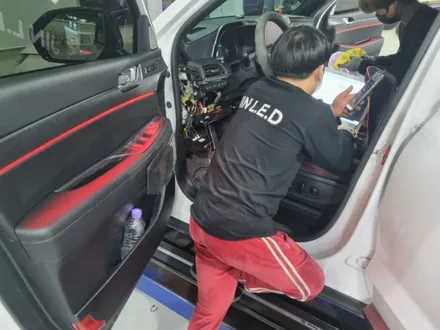 현대 팰리세이드 엠비언트 간접조명방식 글로우모션으로 무빙 엠비언트 해보자 / 남양주, 노원, 하남, 송파