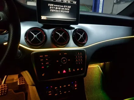 벤츠 GLA45 AMG 3세대 면발광 엠비언트 풋등 시공   남양주 포천 용인 대구 전라도광주 거제도 3세대 면발광 엠비언트 시공 / 남양주, 노원, 하남, 송파