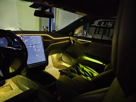 테슬라 모델S 모델3 엠비언트 실내튜닝은 조명부터 / 남양주, 노원, 하남, 송파