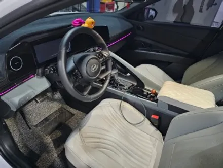 아반떼 cn7 엠비언트 밝게 실내를 바꿨을때는? / 남양주, 노원, 하남, 송파