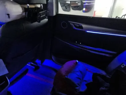 현대 더뉴그랜저 순정 엠비언트가 없다면? 간접조명방식 비노출 엠비언트는 어때?네비 연동도 해야지~ / 남양주, 노원, 하남, 송파