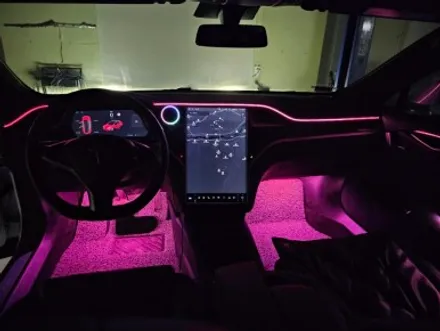 테슬라 모델S 모델3 엠비언트 실내튜닝은 조명부터 / 남양주, 노원, 하남, 송파