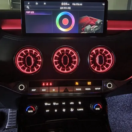 제네시스 G70 대시보드 엠비언트 스팅어 마이스터 벤츠송풍구 / 남양주, 노원, 하남, 송파