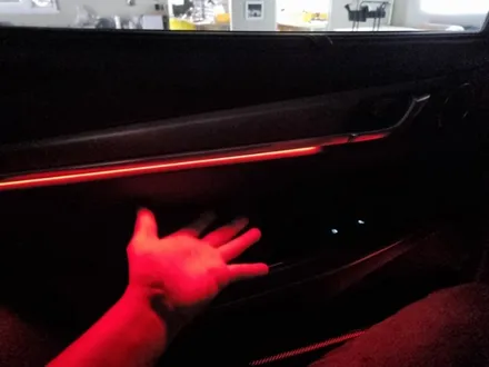 현대 더뉴그랜저 순정 엠비언트가 없다면? 간접조명방식 비노출 엠비언트는 어때?네비 연동도 해야지~ / 남양주, 노원, 하남, 송파