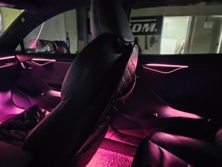 테슬라 모델S 모델3 엠비언트 실내튜닝은 조명부터 / 남양주, 노원, 하남, 송파