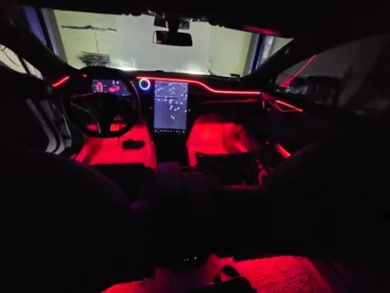 테슬라 모델S 모델3 엠비언트 실내튜닝은 조명부터 / 남양주, 노원, 하남, 송파