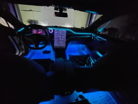 테슬라 모델S 모델3 엠비언트 실내튜닝은 조명부터 / 남양주, 노원, 하남, 송파