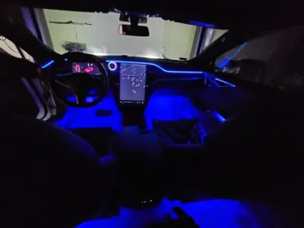 테슬라 모델S 모델3 엠비언트 실내튜닝은 조명부터 / 남양주, 노원, 하남, 송파