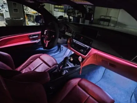 BMW 4시리즈 쿠페 엠비언트 라이트는 간접조명입니다 / 남양주, 노원, 하남, 송파