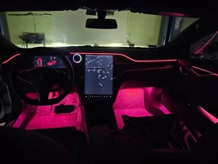 테슬라 모델S 모델3 엠비언트 실내튜닝은 조명부터 / 남양주, 노원, 하남, 송파