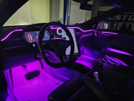 테슬라 모델S 모델3 엠비언트 실내튜닝은 조명부터 / 남양주, 노원, 하남, 송파
