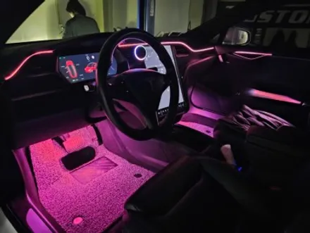 테슬라 모델S 모델3 엠비언트 실내튜닝은 조명부터 / 남양주, 노원, 하남, 송파