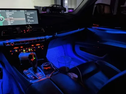 BMW 740d F01 엠비언트 풀컬러 광량 업그레이드로 실내 분위기를 바꿔보세요 / 남양주, 노원, 하남, 송파