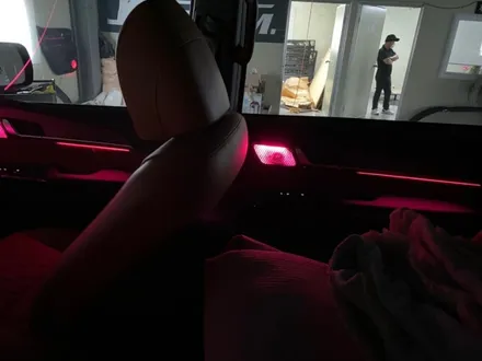 모하비 더마스터 엠비언트 간접조명방식 비노출 엠비언트와 아크릴 엠비언트의 콜라보~~~ 깔끔하게 실내 튜닝 해야지? / 남양주, 노원, 하남, 송파