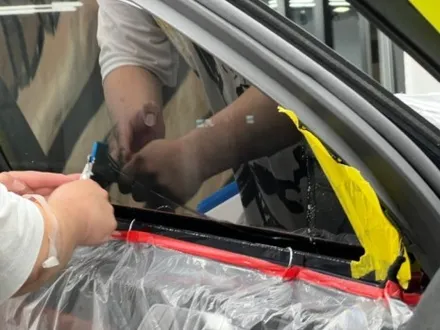 ( 김포 썬팅)bmw x7 시야감 떨어지는  썬팅 필름 제거하고 하버캠프 세라믹본드로 재시공 갑니다. / 고양 덕양구 원흥동